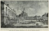 027 Dresden Der Neumarkt um 1750