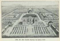 045 Dresden Der Große Garten im Jahre 1719