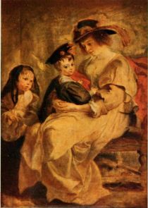 P. P. Rubens – Frau des Künstlers mit ihren Kindern (Paris, Louvre)