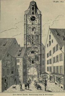 München - Der schöne Turm - F. Bollinger