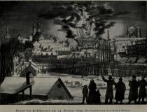 München - Brand des Hoftheaters am 14. Januar 1823 - Peter Ellmer