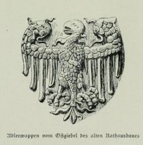 Adler am Nürnberger Rathausgiebel