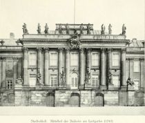 008 Stadtschloss. Mittelteil der Südseite am Lustgarten (1747). 