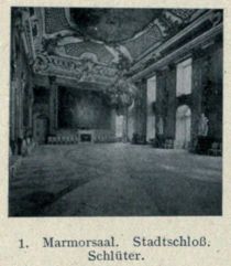 1. Potsdam - Marmorsaal. Stadtschloss. Schlüter.