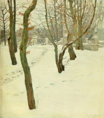 Osswald, Fritz, Wintermorgen im Nympfenburger Park.