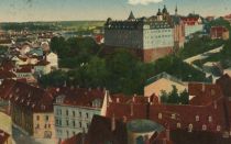 Schloss Altenburg und Stadtansicht um 1925