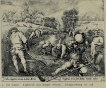 002. Der Sommer. Kupferstich nach Bruegel (Postum). Vorlagezeichnung von 1558