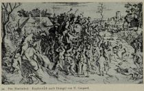 034. Das Martinsfest. Kupferstich nach Bruegel von N. Gaspard