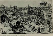 047. Kirmes. Kupferstich nach Bruegel von Peter van der Heyden
