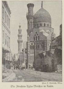 Ägypten, 04 Die Ibrahim-Agha-Moschee in Kairo. Phot. O. Friedrich, Wien.