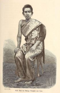 Erste Frau des Königs Mongkul von Siam