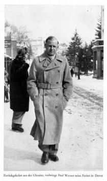 Paul Werner in Davos 1942