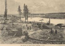 Das Reservoir von Bounzey nach der Katastrophe