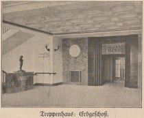 Deutsche Bücherei in Leipzig Treppenhaus  Erdgeschoss
