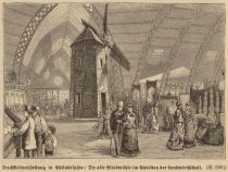 Die Weltausstellung in Philadelphia - Die alte Windmühle im Pavillon der Landwirtschaft