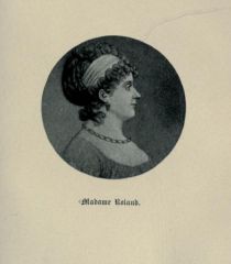 Madame Roland (1754-1793 hingerichtet) politische Figur in der Französischen Revolution