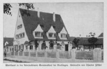 Wirtshaus in der Arbeiterkolonie Gmindersdorf bei Reutlingen. Entworfen von Theodor Fischer