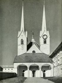 Die Schweiz 09 Die Klosterkirche der ehemaligen Benediktinerabtei Muri im Kanton Aargau