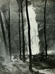 Die Schweiz 102 Der Pissevache-Wasserfall im Rhonetal bei Martigny, Wallis