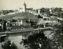 Die Schweiz 19 Schaffhausen, gesehen vom alten Kastell Munot aus dem 16. Jahrhundert
