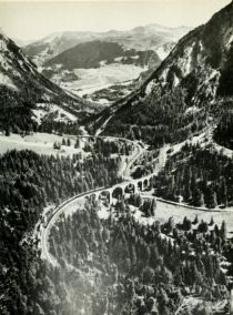 Die Schweiz 46 Bei Preda unterhalb des Albulapasses