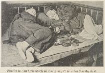 10. Chinesen in einer Opiumhöhle zu San Franzisko im ersten Rauschzustand.