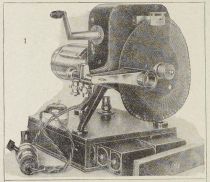 Kino, 1. Der Spirograph, ein leicht zu bedienender Hauskinoapparat.