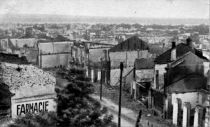 BUK 037 Bessarabische Landschaft, Kampf um Belzy, Die Stadt wurde von Bolschewiken zerstört