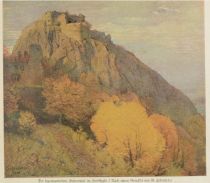 Landschaft, Der sagenumwobene Hohentwiel im Herbstgold