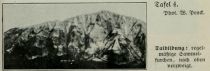 Naturgewalten im Hochgebirge Tafel 004 Phot. W. Penck. Talbildung, regelmäßige Sammelfurche, nach oben verzweigt