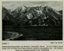 Naturgewalten im Hochgebirge Tafel 007 Wildbachsammeltrichter im Dajatal, Japanische Alpen