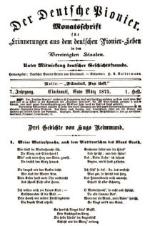 Der Deutsche Pionier 1875 1. Heft