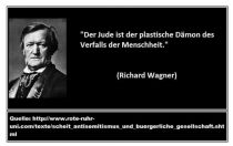 Zitate über Juden 07 Richard Wagner, um 1860