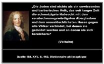 Zitate über Juden 10 Voltaire, um 1760