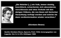 Zitate über Juden 11 Giordano Bruno 1548