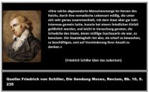 Zitate über Juden 24 Friedrich Schiller, um 1840