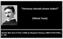 Zitate über Juden 25 Nikola Tesla, um 1930