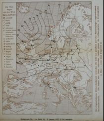 Wetterkarte 01 Seite 14 vom 2. Januar 1907 8 Uhr morgens