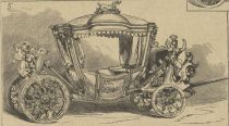 Kutschen-Ausstellung in London. 1879 - 5. Staatskutsche König Johanns von Portugal, aus dem 18. Jahrhundert.