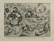 13. Allegorie der Faulheit. Bruegel 1557
