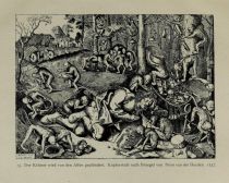 15 Der Krämer wird von den Affen geplündert, Bruegel 1557