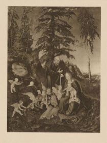 Lucas Cranach d. Ä. Die Ruhe auf der Flucht. Königl. Gemälde-Galerie, Berlin
