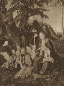 Lucas Cranach d. Ä. Die Ruhe auf der Flucht. Königl. Gemälde-Galerie, Berlin (1)