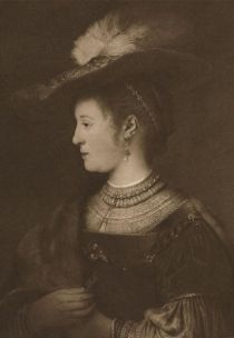 Rembrand van Rijn.  Saskia van Uylenborch als Braut des Künstlers. Königl. Gemälde-Galerie, Kassel (1)