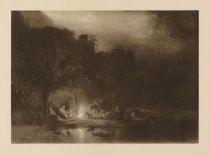 Rembrand van Rijn. Die Ruhe auf der Flucht nach Ägypten. National Gallery, Dublin