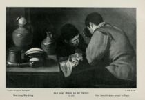 Velazquez 008 Zwei junge Männer bei der Mahlzeit, um 1618