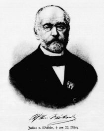 Wickede, Julius von (1819-1896) Mecklenburgischer Offizier, Journalist und Schriftsteller