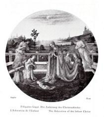 002 020 Filippino Lippi. Die Anbetung des Christuskindes