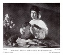 041 059 Michelangelo Amerighi, gen. Caravaggio. Der Mandolinenspieler