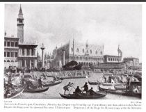 055 073 Antonio da Canale, gen. Canaletto. Abreise des Dogen von Venedig zur Vermählung mit dem adrianischen Meere